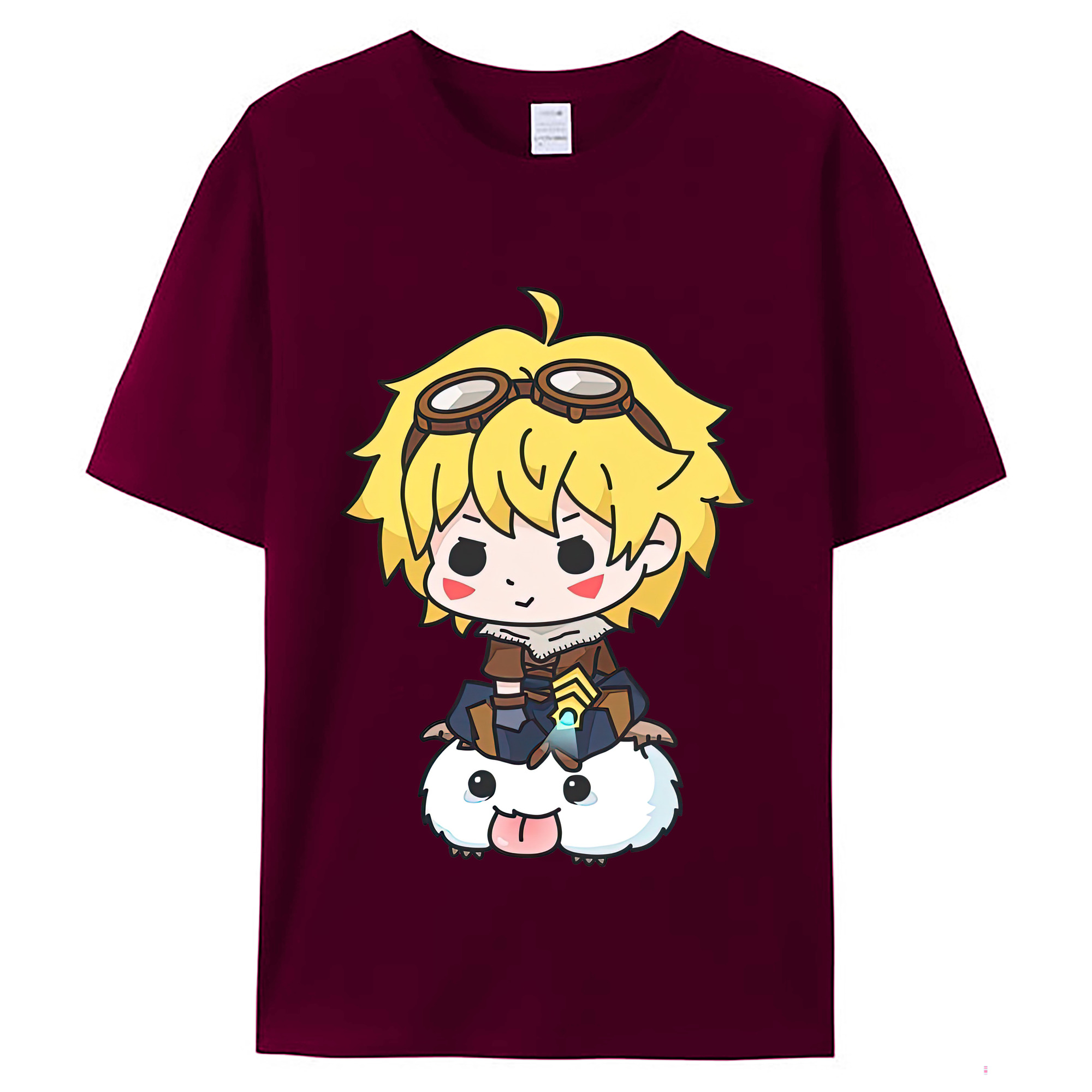 （画像用） リーグ・オブ・レジェンド League of Legends LOL レディースカジュアルプリントTシャツ（綿100％）